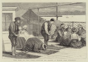 La guerre en Orient, prière à bord d